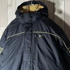 00s ナイキ 刺繍ロゴ トリコロール ダウンジャケット 日本未展開