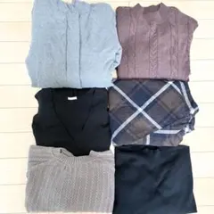 まとめ売り　ダウンコート　レディース　冬服　ニット　スカート　コーデ売り