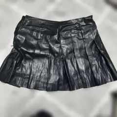 SHEIN プリーツミニスカート Petite XS 黒
