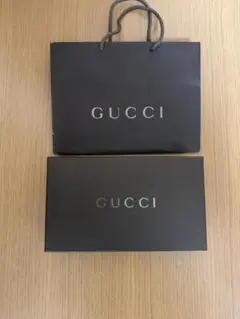 GUCCIショップ袋　空箱セット