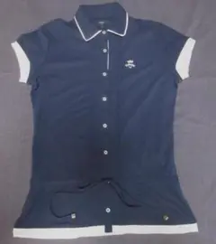 (LL)キャロウェイゴルフ　ウェア レディス　 半袖シャツ　紺色　チュニック