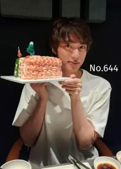 【ジン】No.644     写真　L版　ジン　JIN　ソクジン　BTS