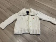 Ralph Lauren 12M アイボリー カーディガン