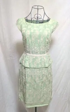 TOCCA ワンピース　ワンピ　フォーマル　刺繍　花柄　トッカ　M 上品　清楚