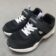 【19cm】 LUVRUSH スニーカー ブラック