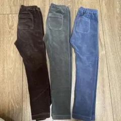 子供　パンツ　ズボン　110 ユニクロ　コーデュロイ　3本セット