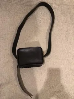 LIFESTYLIST ブラックレザーショルダーバッグ LIFESTYLIST ブラックレザーショルダーバッグ