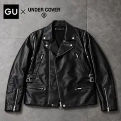 試着のみ未使用！GU×UNDERCOVER 2WAYライダースジャケットブラック
