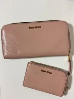 ピンク レザー 長財布 コインケース バラ売り可