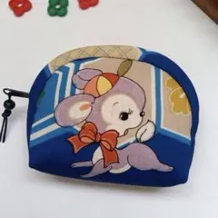 古布 ポーチ ハンドメイド 昭和レトロ子供着物リメイク くま - メルカリ