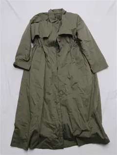 ◎ビームスハート オリーブ系 トレンチコート Mサイズ