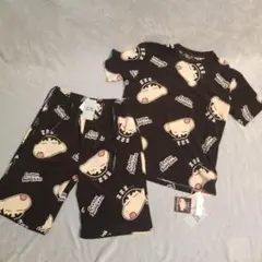 クレヨンしんちゃん　しんちゃんあくびパイル上下セット パイル生地　ルームウェア