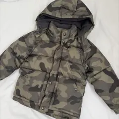 babyGap 迷彩柄 ダウンコート 110
