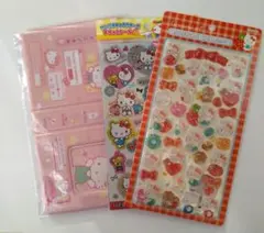 キティ　ボンボンドロップシール　ホログラムシール　シール帳　３点セット