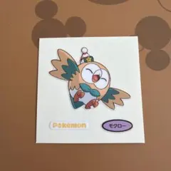 ポケモンデコキャラシール　第214弾　モクロー　ポケモンパン