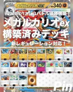 メガルカリオex 構築済みデッキ 7/13 ジムバトル優勝構築のサムネイル