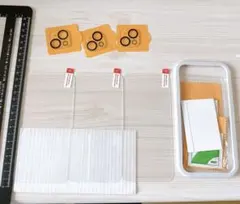 ‪☆iPhone 15 Plus用 液晶保護フィルム6.7 カメラレンズフィルム