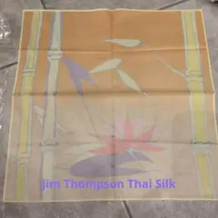 Jim Thompson Thai Silk ハンカチ 竹柄のサムネイル