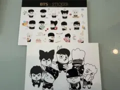 BTS ステッカー ポストカード セット