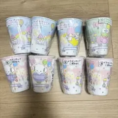 サンリオキャラクター大賞　当たりくじ　メラミンカップ　8点セット