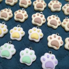 肉球 樹脂パーツ チャーム ハンドメイド資材