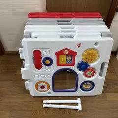 日本育児 ミュージカルキッズランドDX グレー＆ホワイト レッド　8枚セット