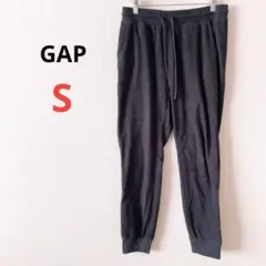 一点もの⭐️GAP ギャップ【S】ブラック ジョガーパンツ フリース