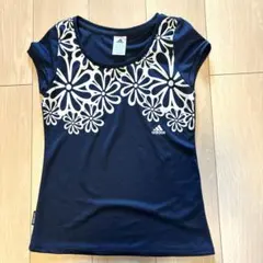 adidas フラワープリント 半袖Tシャツ S2310番