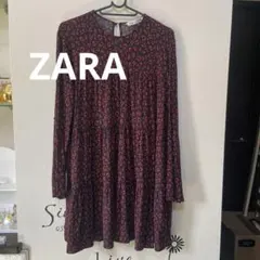 ZARAチュニック長袖ワンピース