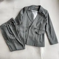 美品【Karxige】ダブルブレストテーラードジャケット パンツスーツ M