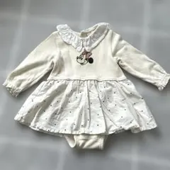 petit main ミニーマウスロンパース 80 女の子　スカート　ディズニー