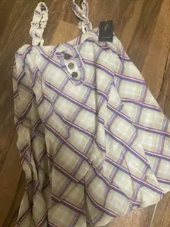 新品 セシルマクビー キャミチュニック チェック柄 夏にのサムネイル