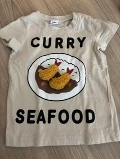 【ゆうか様専用】カレーシーフードデザインTシャツのサムネイル