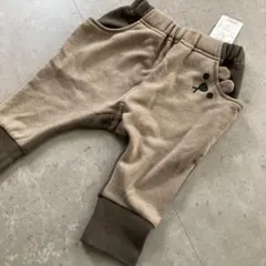 【新品未使用】冬用のパンツ　くまさんパンツ　80