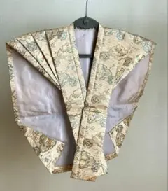 裃/肩衣・袴・帯・懐剣セット/伝統的な和装衣装/ゴールド 七五三 男の子 5歳