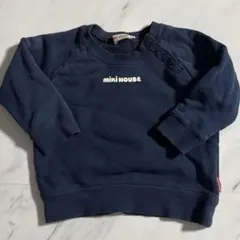 miki house トレーナー ネイビー 80cm