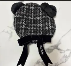 USJ ユニバ ユニバーサルスタジオジャパン ベレー帽 ツイード ハローキティ