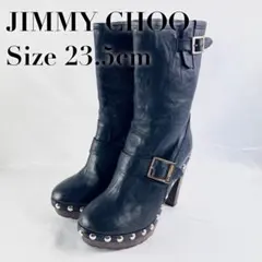 【美品】JIMMY CHOO ジミーチュウ ショートブーツ (23.5)