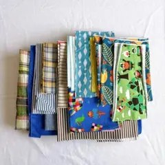 男の子 生地 いろいろハギレセット まとめ売り 入園 入学　手芸