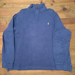 POLO ラルフローレン Ralph ハーフジップ ネイビー サイズXL