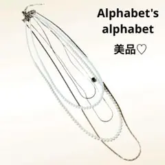 Alphabet's alphabet ネックレス　アクセサリー　5レーンのサムネイル