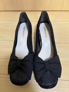 【新品】Balancoire ラウンドトゥパンプス ブラック 3WAY】ストラップ付パンプス ブラック Balancoire 通年