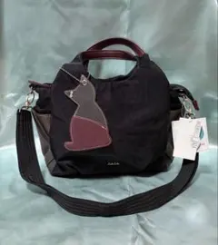 新品　ZAZAネコチャームバック