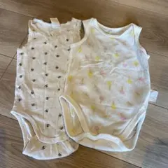 H&M UNIQLOベビー肌着 2枚セット