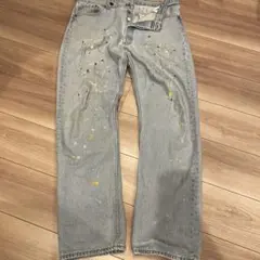 Levi's ペイント加工 ダメージあり - メルカリ