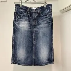 ドミンゴ　DMG デニムタイトスカート ひざ丈　美品　Mサイズ　デニムスカート