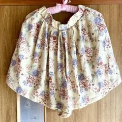 キュロット　フラワー　フレアスカート　スカート　ミニキュロット