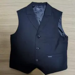キッズ ブラック ベスト フォーマル　COMME CA ISM 150サイズ