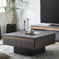 関家具 RELAXFORM タンブル ローテーブル 大理石調 - メルカリ