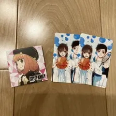 3枚　ナツコミ　ツインステッカー　スパイファミリー2025 アオのハコ　ダブル